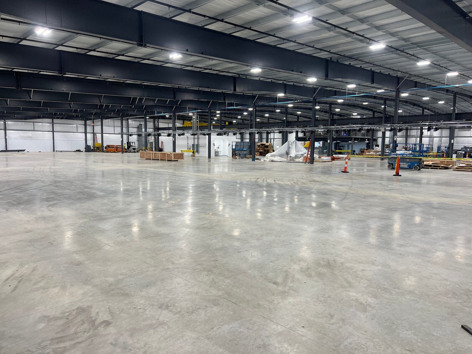 Warehouse facility lighting